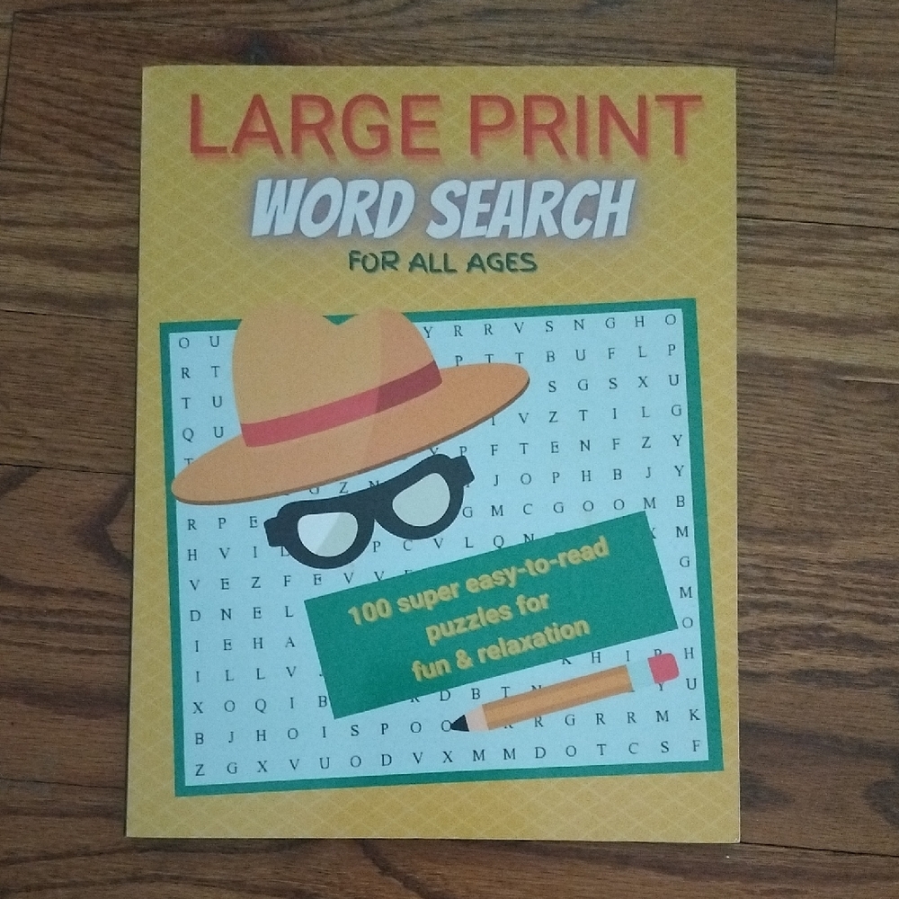 Large Print Word Search Puzzle Book